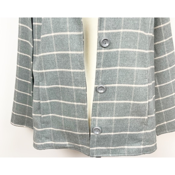 NWT CHICO’S WOMAN’S CAPE COAT SIZE 1 M8 - Picture 4 of 9